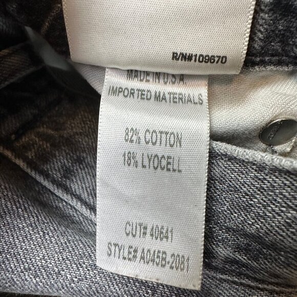 AGOLDE Grey Slim Denim Jeans Women's Size 25 - Picture 6 of 7